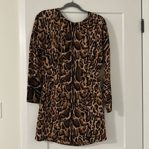 Leopard print dress